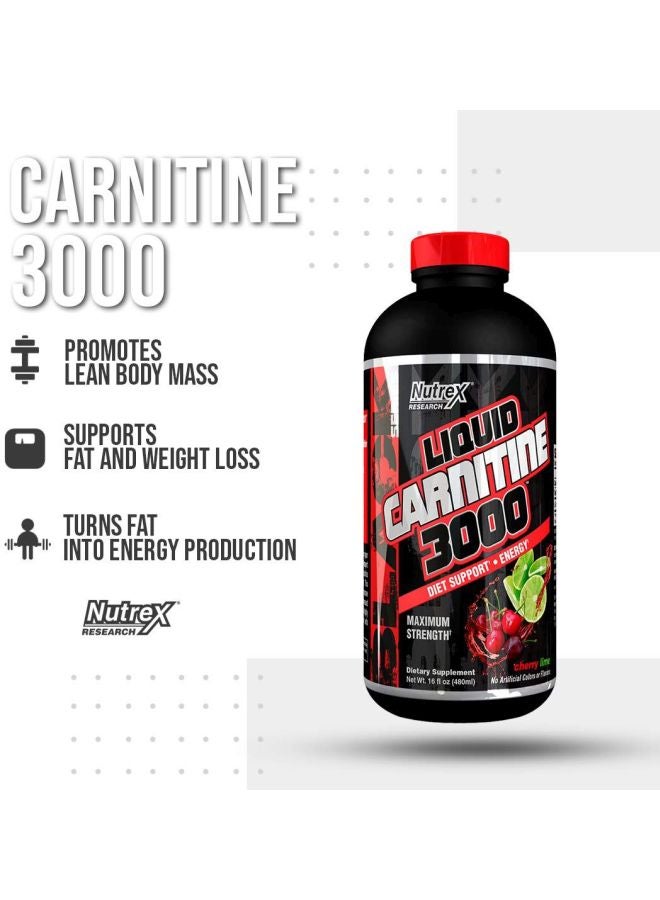 Nutrex Research Liquid Carnitine 3000 Dietary Supplement  - Image 2
