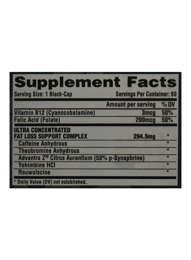 Nutrex Research Lipo 6 Black Hers Ultra Concentrate Supplement - 60 Capsules  - Image 5