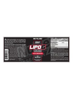 Nutrex Research Lipo 6 Black Ultra Concentrate Supplement - 60 Capsules  - Image 5
