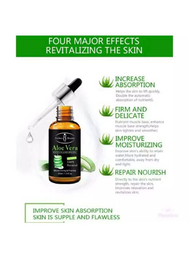 Aichun beauty Aloe Vera Whitening And Brightening Facial Serum 30ml - Image 3