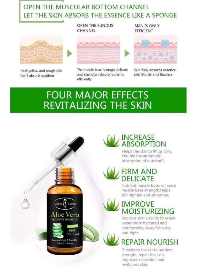 Aichun beauty Aloe Vera Whitening And Brightening Facial Serum 30ml - Image 5