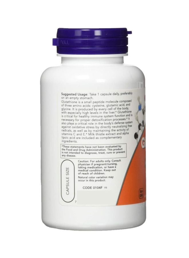 Now Foods - Glutathione Dietary Supplement - 60 Veg Capsules - Image 1