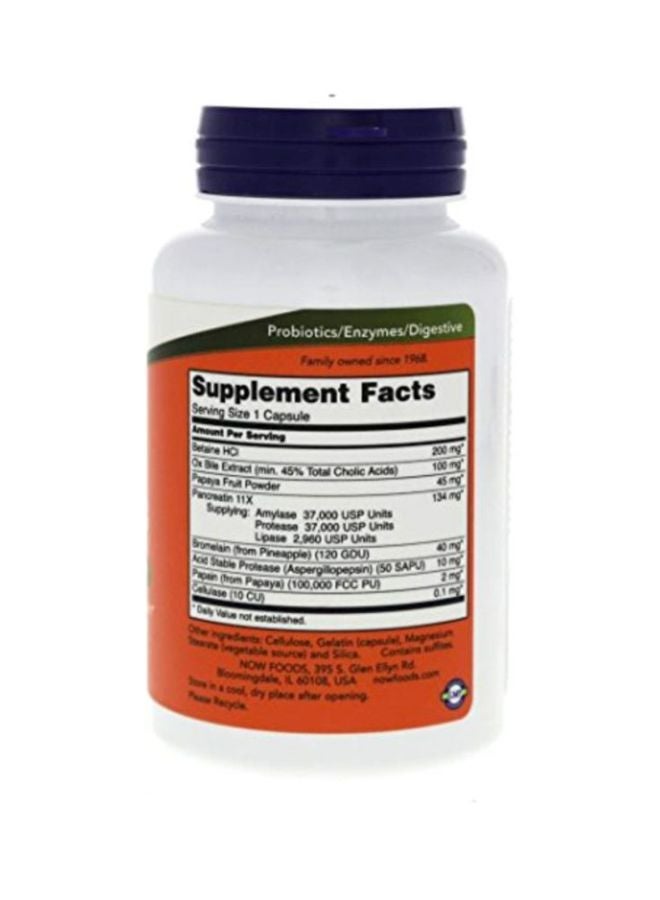 Now Foods - Super Enzymes Dietary Supplement - 90 Capsules - Image 1