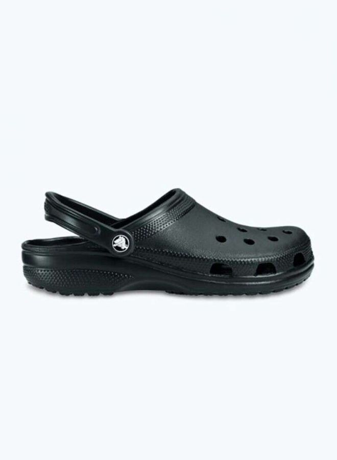 crocs Classic Cut Out Detail Sling Back Strap Closure Clogs Black  - Image 2