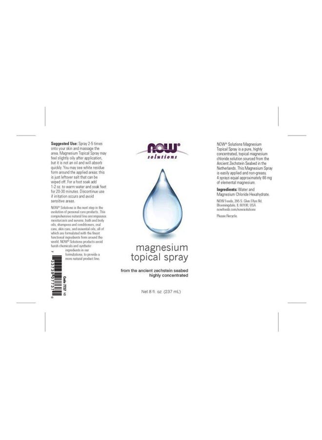 Now Foods Magnesium Topical Spray - Image 2