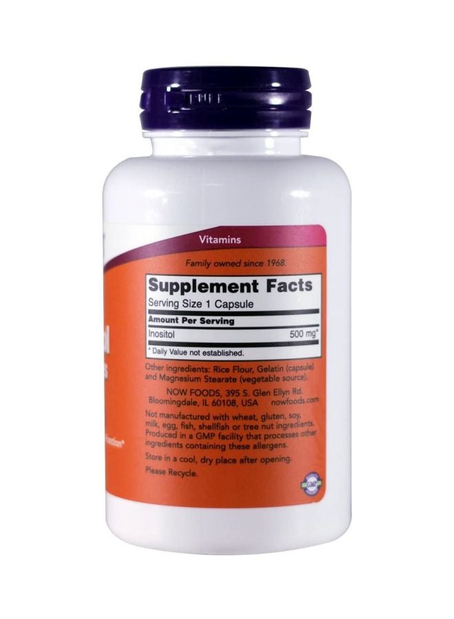 ناو فودز مجموعة مكملات غذائية الإينوزيتول من 100 كبسولة مكونة من 3 عبوات - Image 2