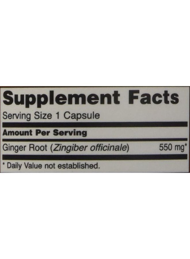 Now Foods Pack Of 2 Ginger Root 550mg Dietary Supplement - 100 Capsules - Image 2