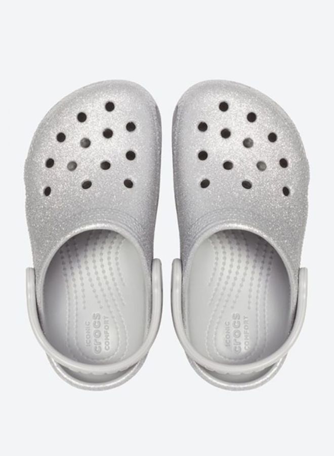 crocs - Classic Glitter Clogs Metallic - Image 1