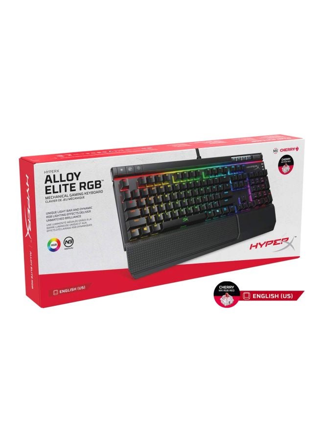 HYPERX - Alloy Elite Rgb Mechanical Gaming Keyboard Cherry Mx Black - Image 1