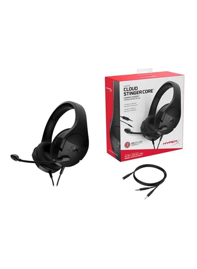 HYPERX Cloud Stinger Core Gaming Headset For PC Black  - Image 3