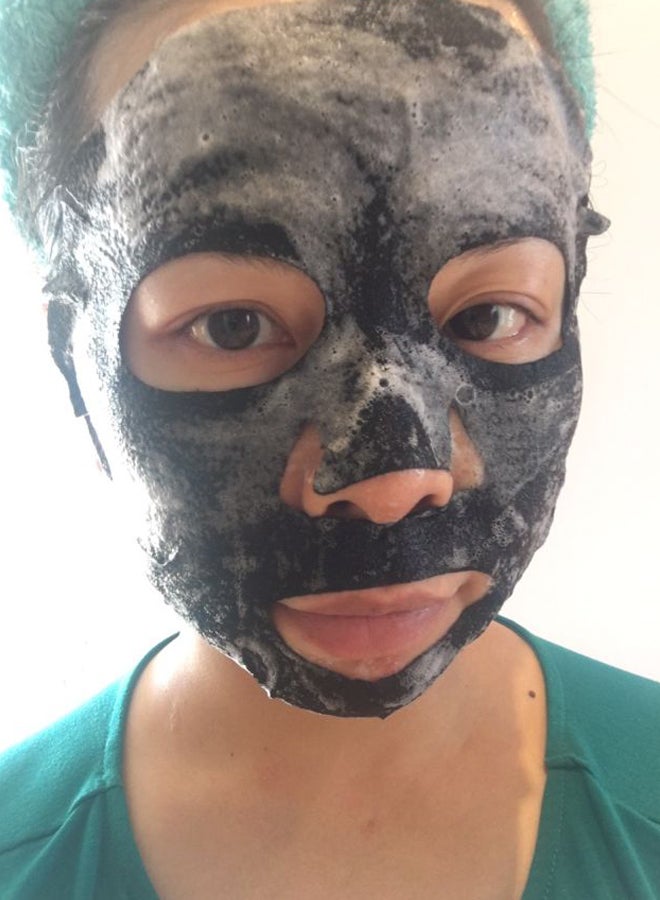 Purederm - Deep Purifying Black O2 Bubble Mask Charcoal 20grams - Image 1