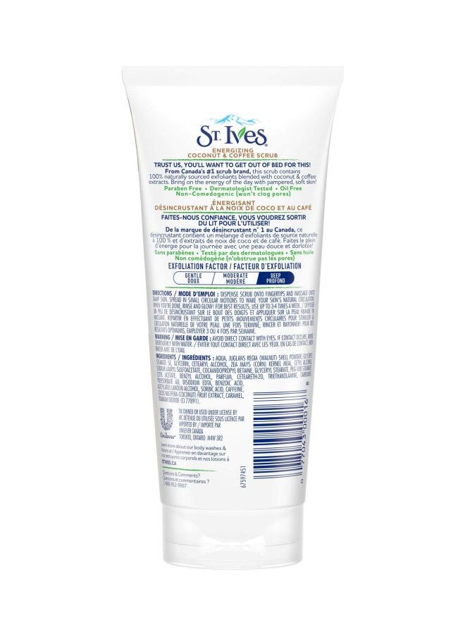 Energizing Coconut And Coffee Face Scrub 170grams