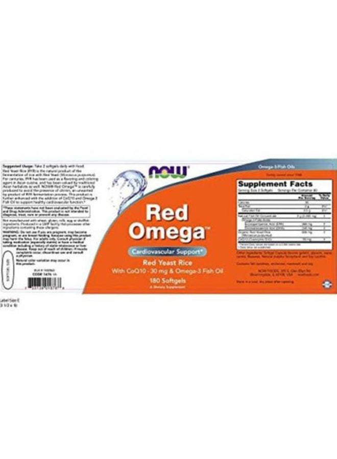 Now Foods Red Omega - 180 Softgels - Image 3