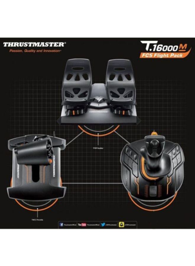 THRUSTMASTER - T16000M FCS HOTAS for PC, Ambidextrous design - Image 1