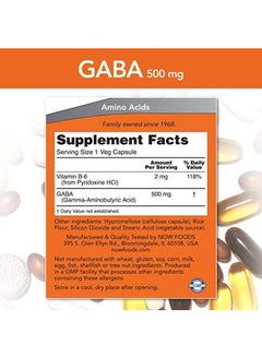 Gaba Dietary Supplement - 100 Veg Capsules - v1596037556/N32476383A_3