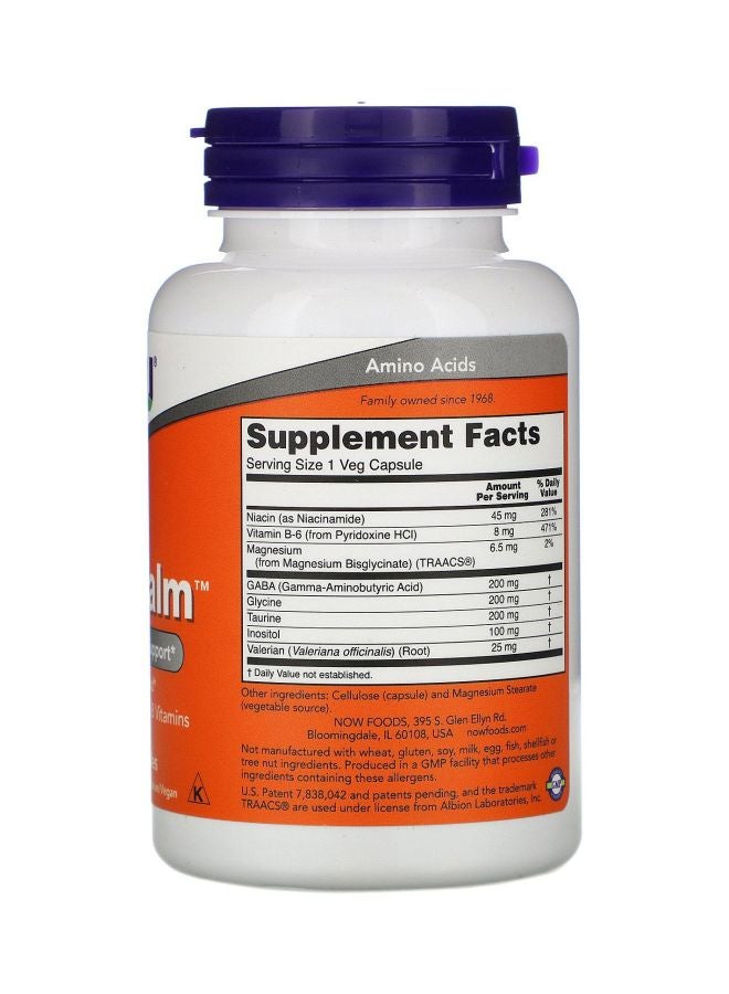 Now Foods - True Calm Neurotransmitter Support - 90 Capsules - Image 1