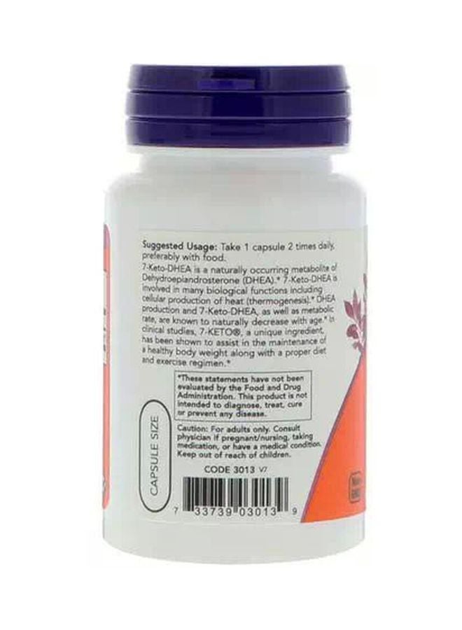 Now Foods - 7-Keto Weight Management Dietary Supplement - 60 Capsules - Image 1