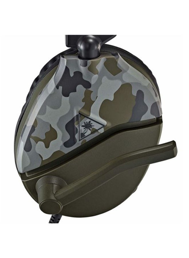 TURTLE BEACH - Recon 70 Camo Green Gaming Headset for Xbox Series X|S, Xbox One, PS5, PS4, Nintendo Switch And PC - Image 1