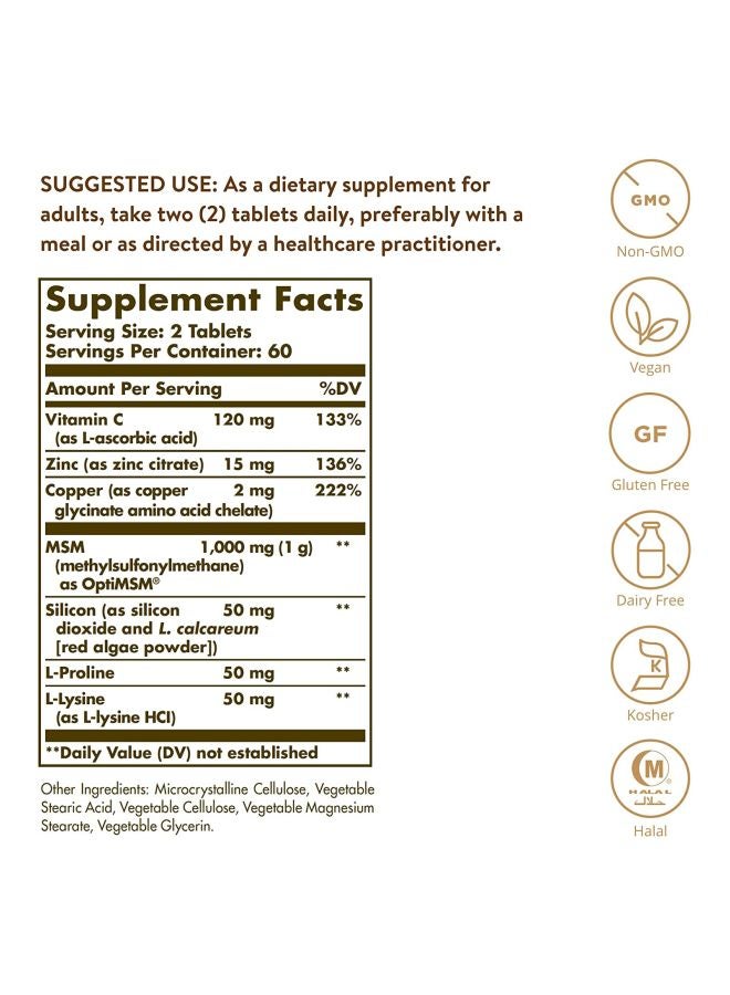 سولجر حزمة مركبات ميثيل سلفونيل الميثان متقدمة للبشرة والأظافر والشعر مكونة من عبوتين كل منها يحتوي على 120 قرصاً - Image 5