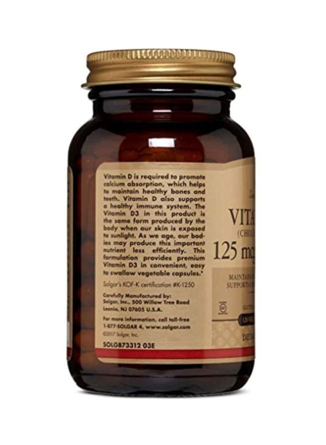 Solgar Vitamin D3 Dietary Supplement - 120 Capsules - Image 4