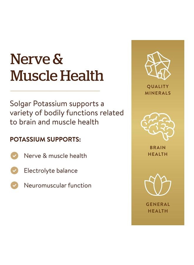 Solgar Potassium Dietary Supplement - 250 Tablets - Image 4