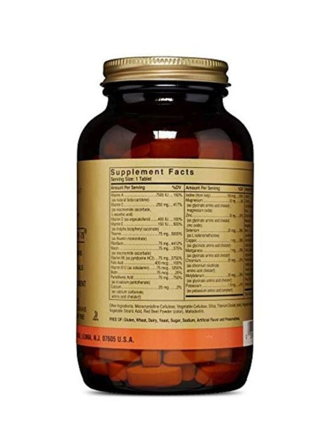 Solgar Iron-Free Formula VM-75 - 180 Tablets - Image 2