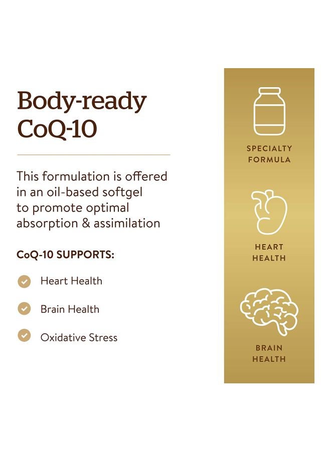 Solgar - Megasorb Coq-10 600 Mg, 30 Softgels - Image 1