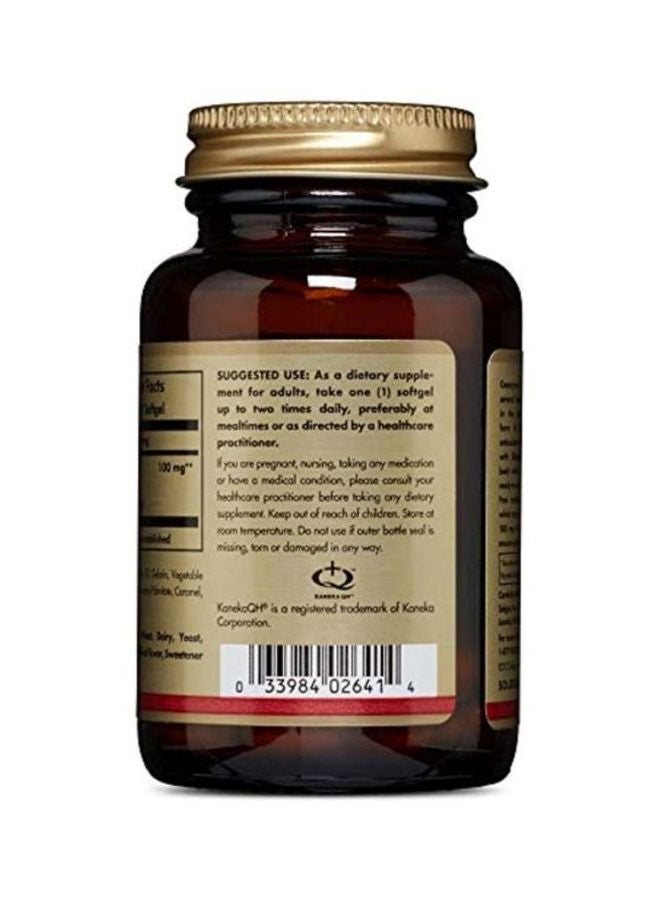 Solgar Ubiquinol Dietary Supplement 100 MG - 50 Softgels - Image 3