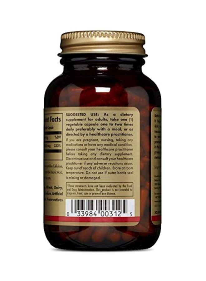 Solgar Biotin 1000 MCG Dietary Supplement - 250 Vegetable Capsules - Image 2