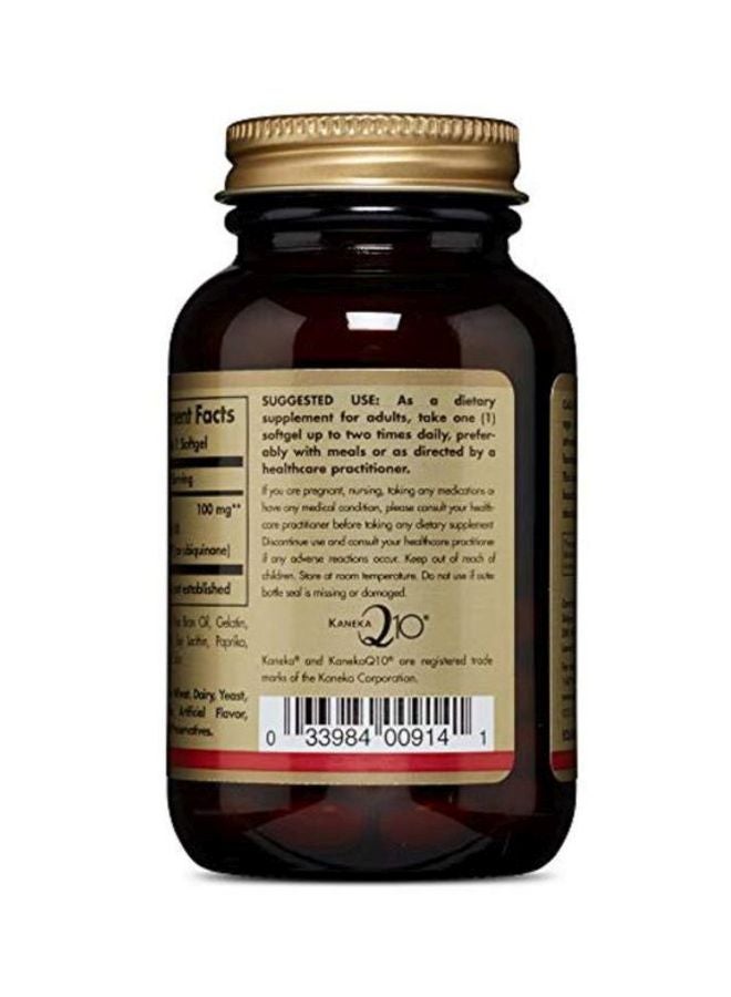 Solgar Megasorb CoQ-10 Dietary Supplement (100 Mg) - 90 Softgels - Image 3