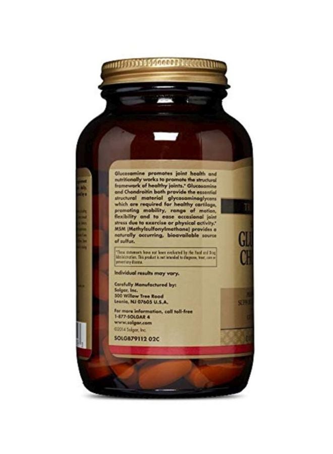 Solgar Triple Strength Glucosamine Chondroitin MSM Dietary Supplement - 120 Tablets - Image 4
