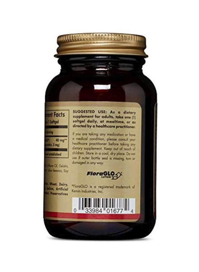 Solgar Pack Of 3 Lutein Eye Health Dietary Supplement 40mg - 30 Softgels - Image 3