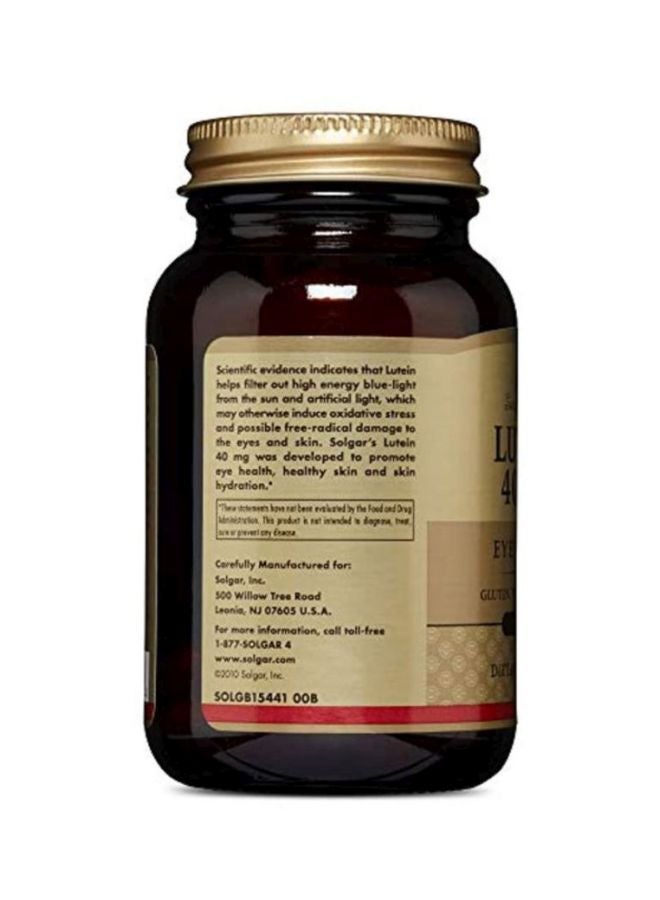 Solgar Pack Of 3 Lutein Eye Health Dietary Supplement 40mg - 30 Softgels - Image 4