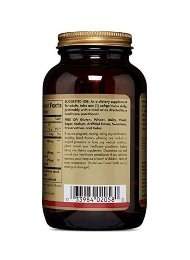 Solgar Pack Of 2 Omega 3 950mg EPA And DHA Dietary Supplement - 180 Softgels - Image 3