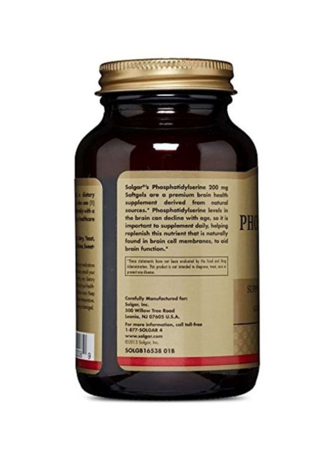 Solgar Phosphatidylserine 200 mg Dietary Supplement- 60 Softgels - Image 4