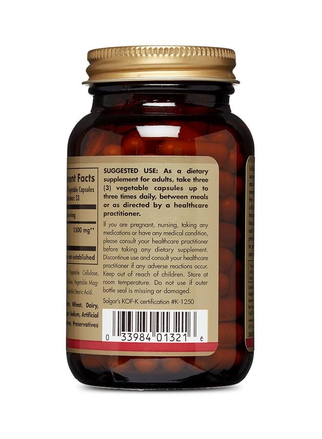 Solgar L-Glutamine 500 MG Dietary Supplement - 100 Capsules - Image 3