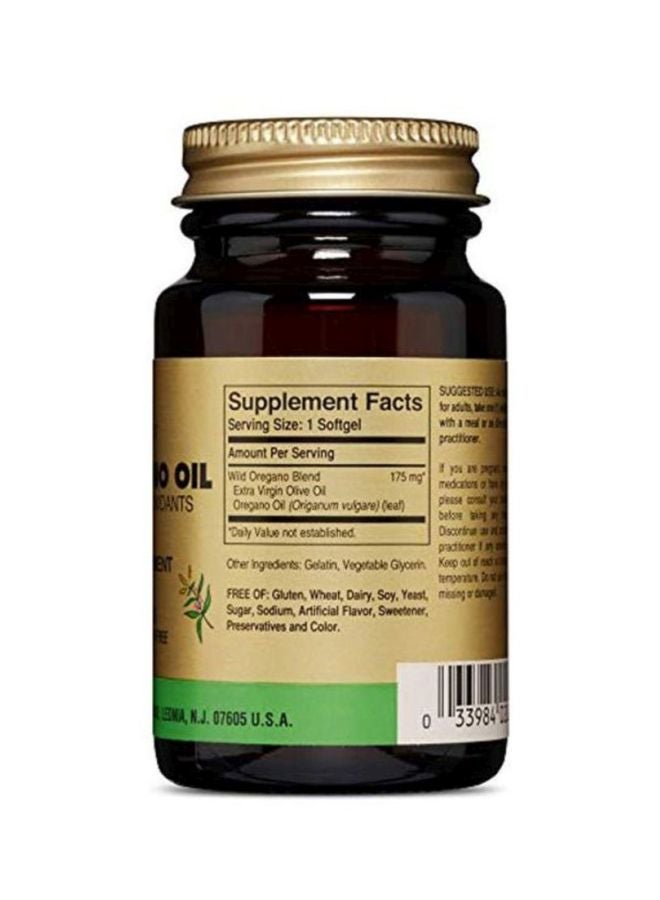 Solgar - Wild Oregano Oil Dietary Supplement - 60 Softgels - Image 1