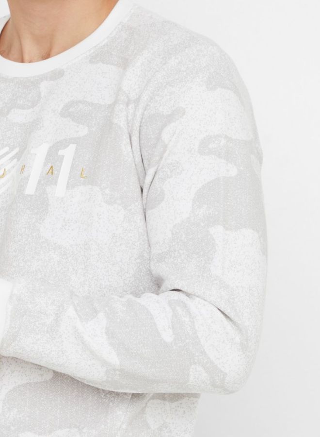 ANTA - Printed Sweatshirt White - Image 1