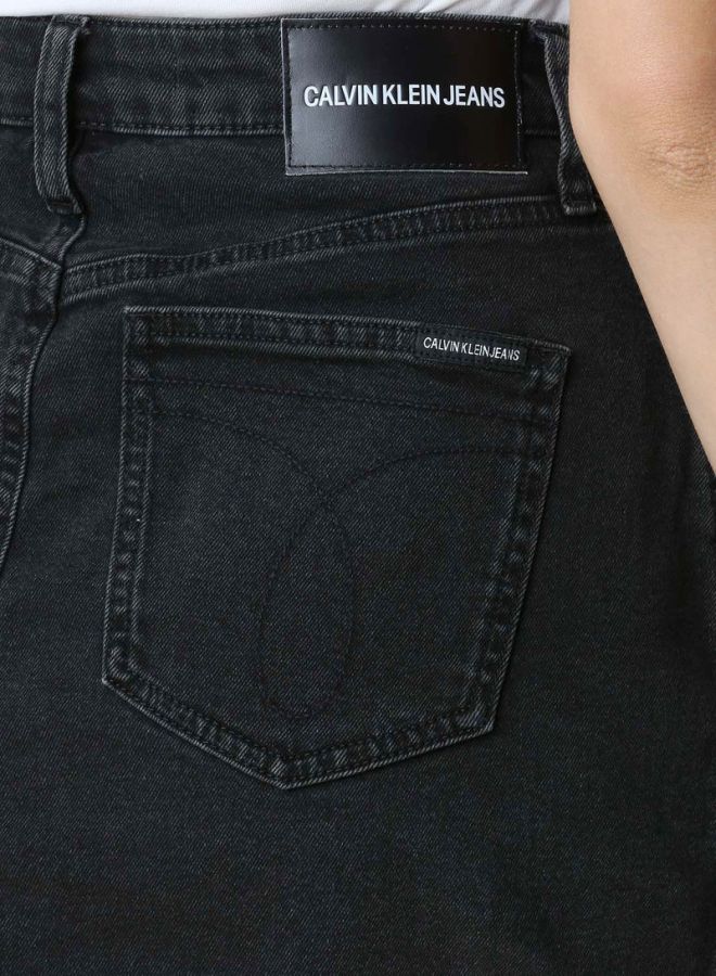 Calvin Klein Jeans - Denim Mini Skirt Black - Image 1