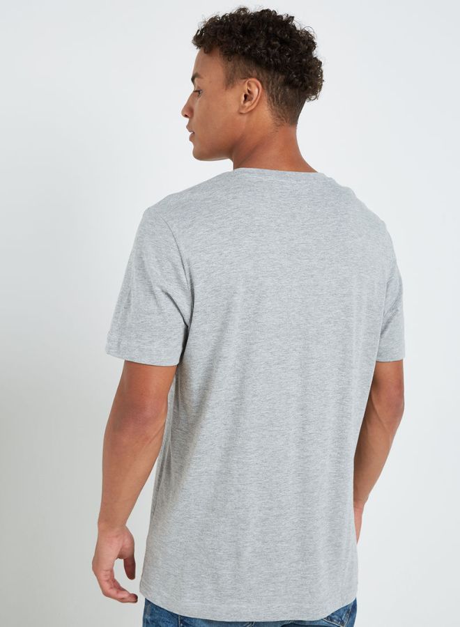 لوتو تيشيرت بطبعة "Jonah III" . رمادي - Image 2