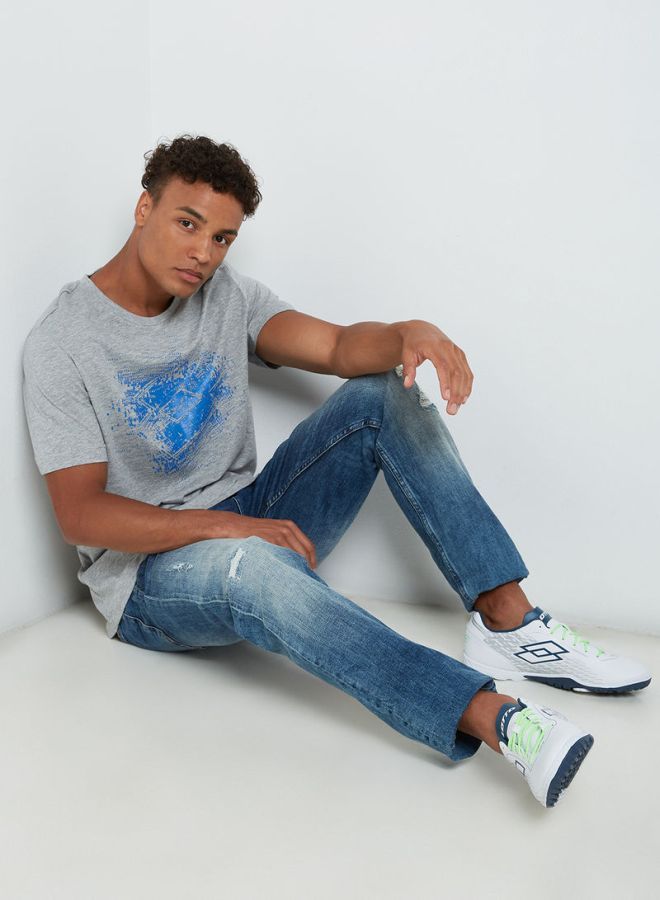 لوتو تيشيرت بطبعة "Jonah III" . رمادي - Image 3