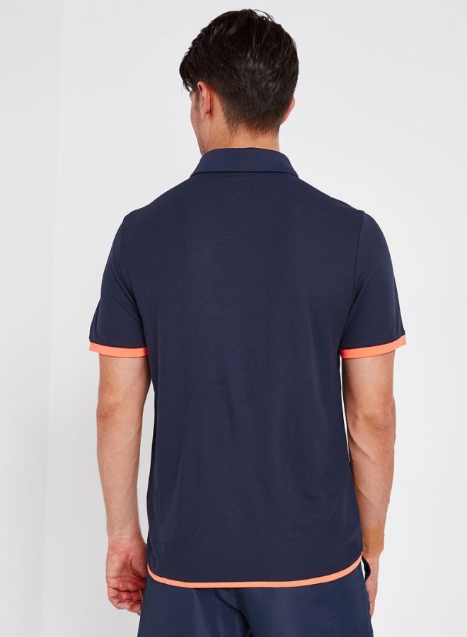 AYDEX IV Polo T-Shirt Navy/Orange - v1596038312/N34573070V_2