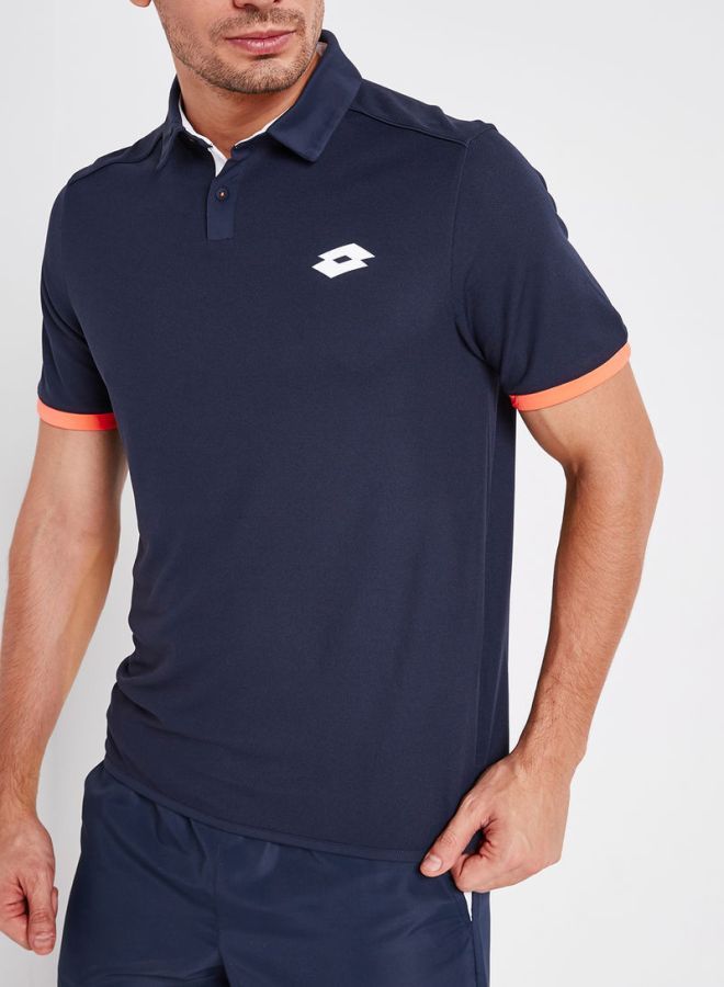 AYDEX IV Polo T-Shirt Navy/Orange - v1596038314/N34573070V_4