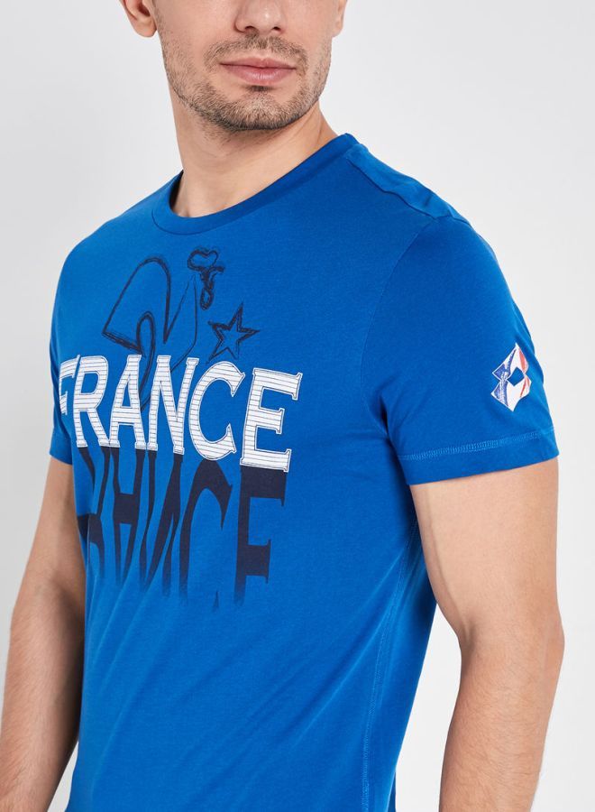 لوتو تيشيرت L73 III بطبعة علم أزرق - Image 4