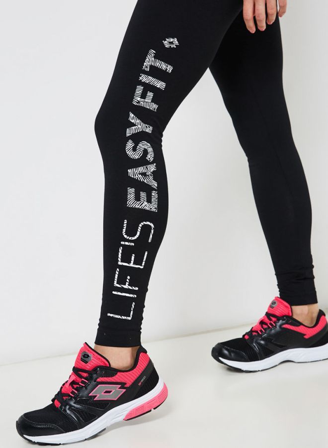 لوتو بنطلون ضيق إيزي فيت أسود - Image 4