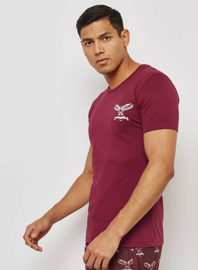 Eagle Nightwear Set Burgundy - v1596038324/N31272941V_3