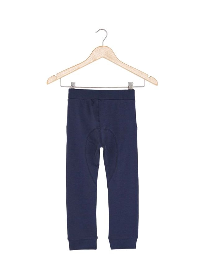 Disney - Solid Design Drawstring Sweatpants Blue - Image 1