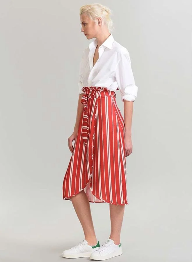 High Streets Casual Skirt Red/White