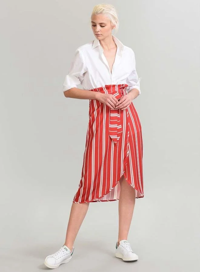 High Streets Casual Skirt Red/White