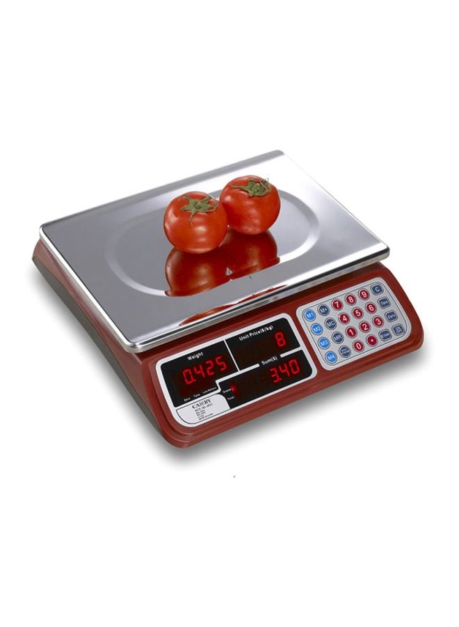 CAMRY Commercial Grocery Scale Red 13 x 4.1 x 11.8inch - Image 4